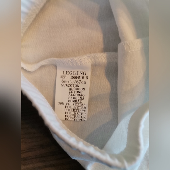 White legging size 6M - Picture 3 of 3